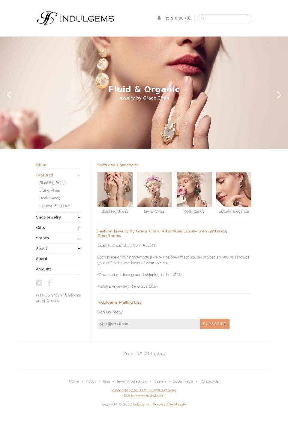 indulgem.com shopify website screenshot