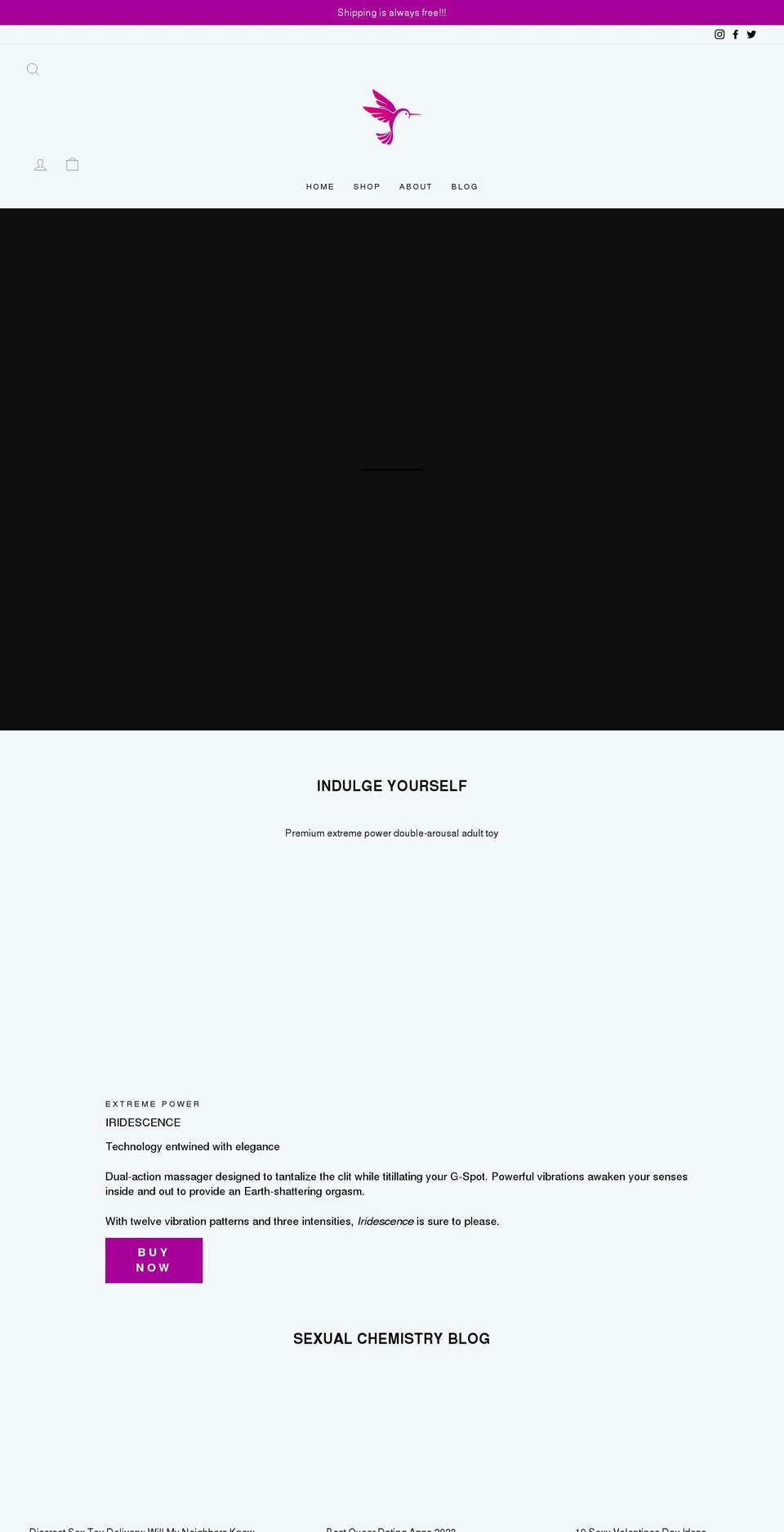 indulgentmoments.com shopify website screenshot