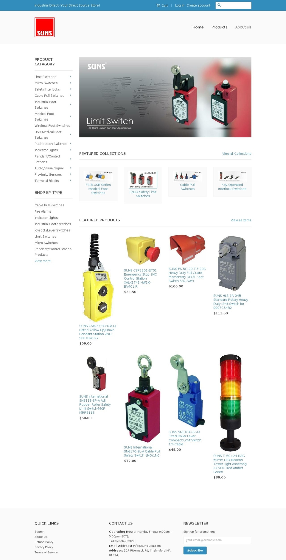 industrialdirect.us shopify website screenshot