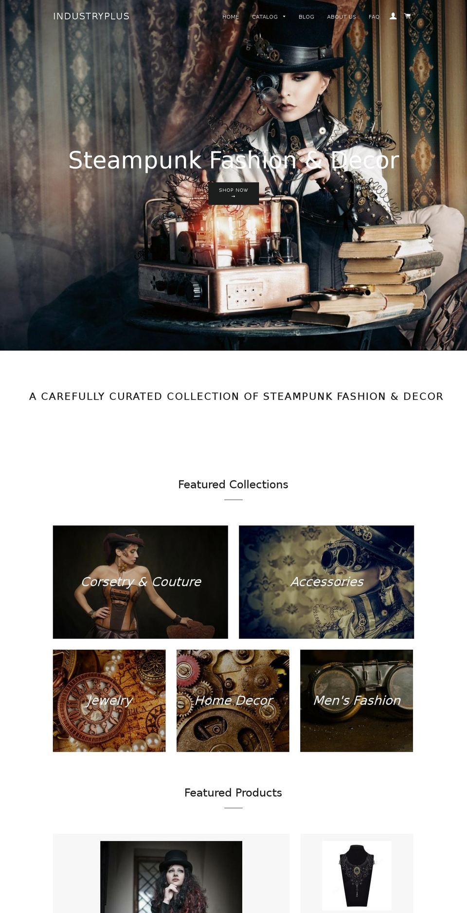 industry-plus.com — Shopify storefront screenshot