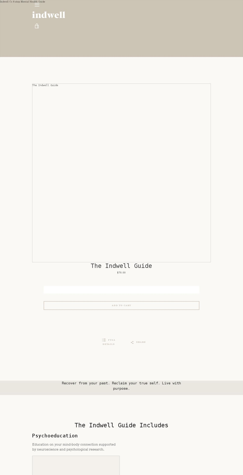 indwell.co shopify website screenshot