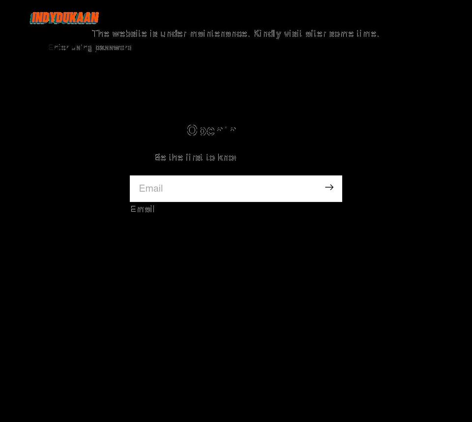 indydukaan.com — Shopify storefront screenshot
