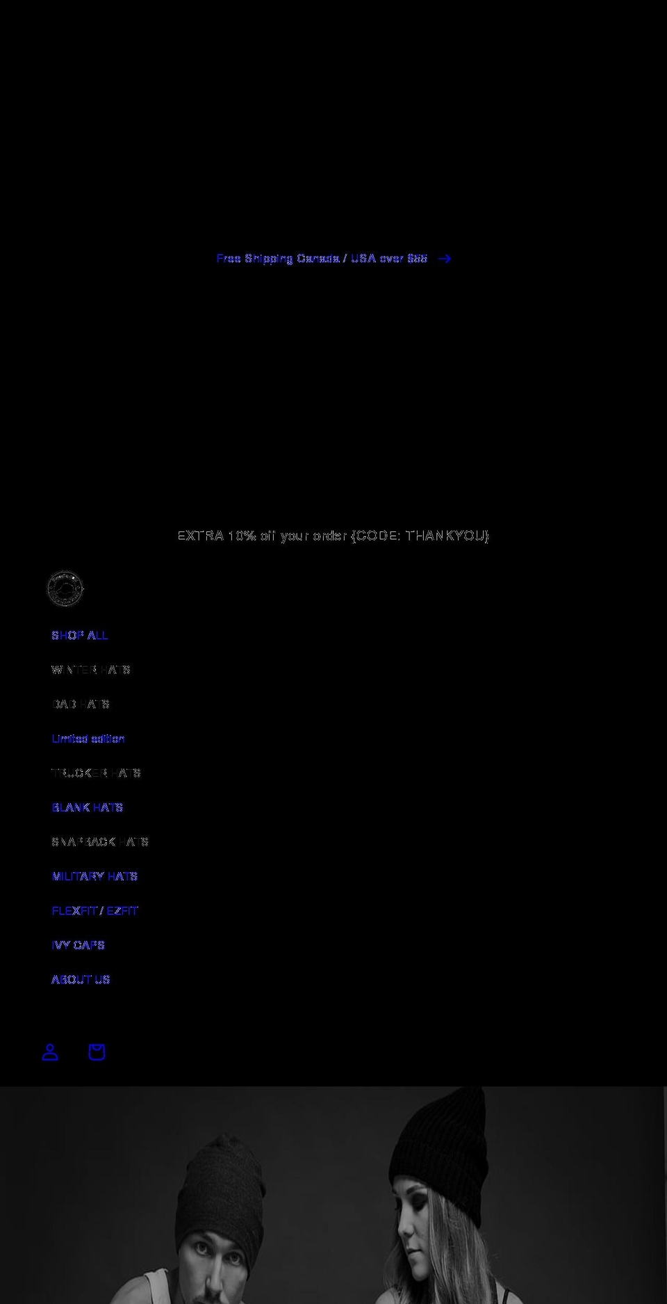 ineedahat.com shopify website screenshot