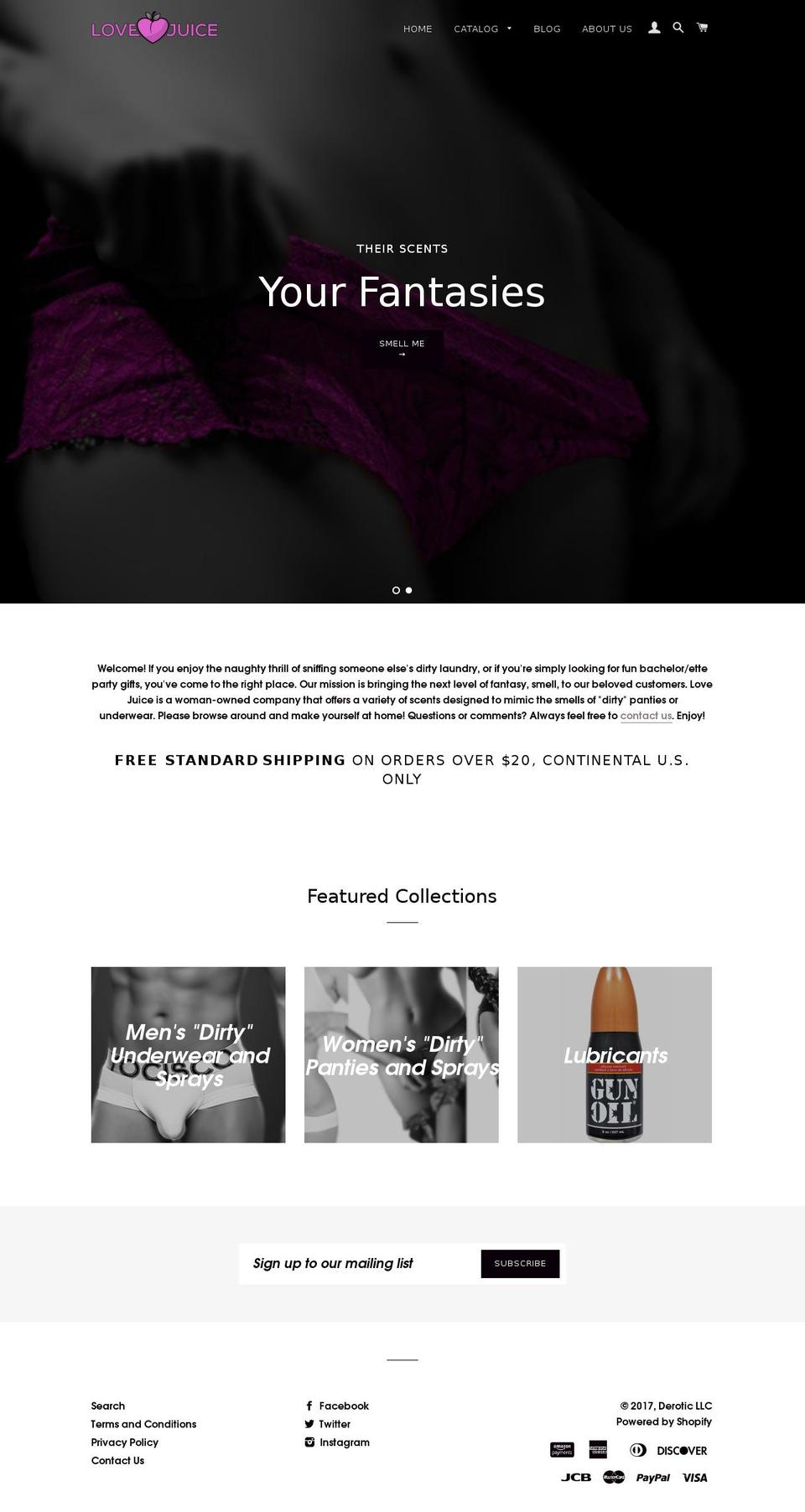 ineedlovejuice.com shopify website screenshot