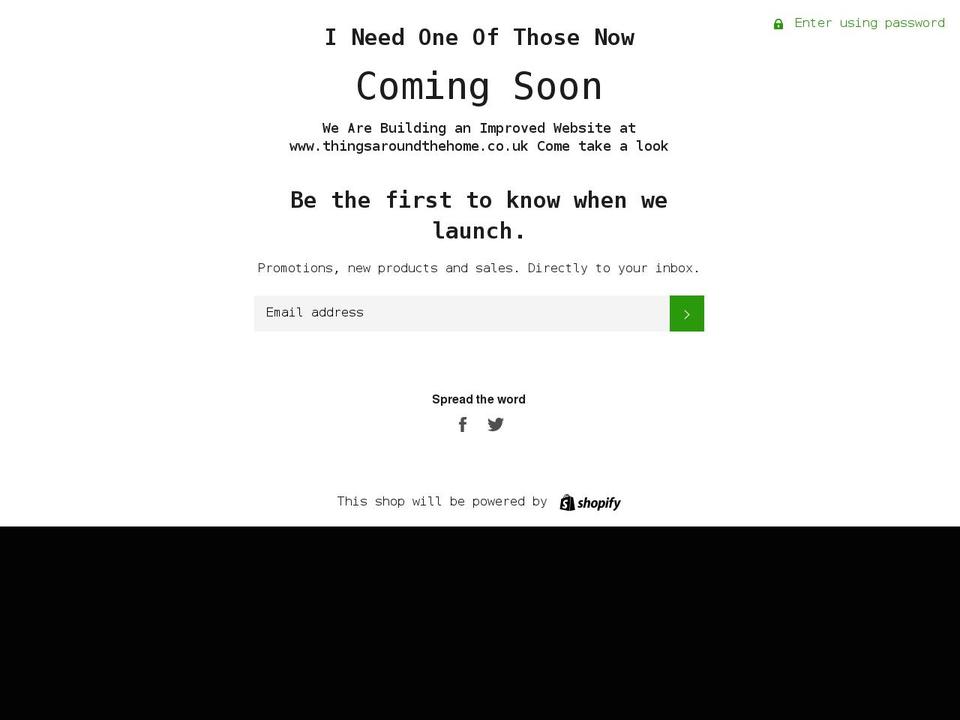 ineedoneofthosenow.com shopify website screenshot