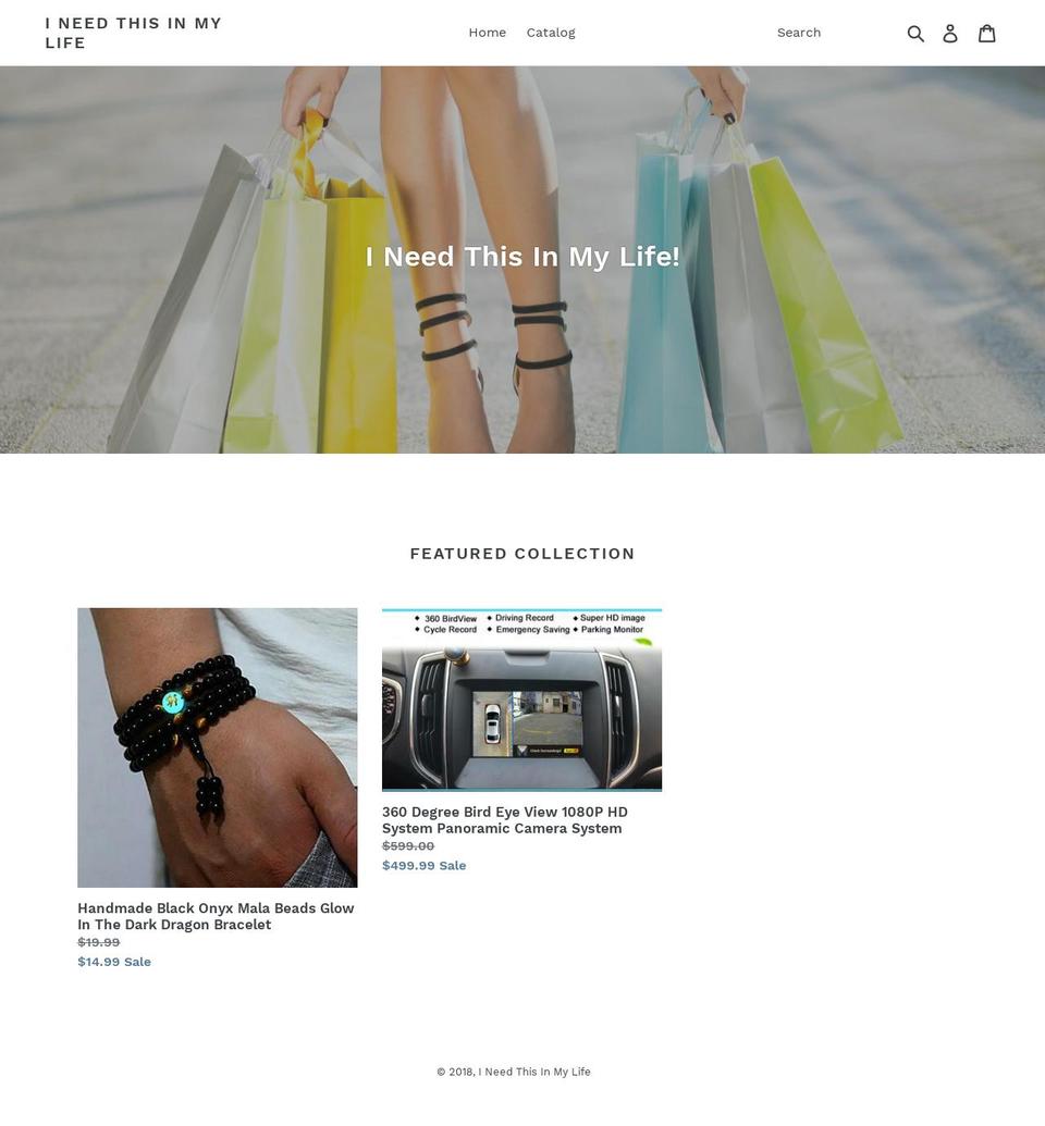 ineedthisinmylife.net shopify website screenshot