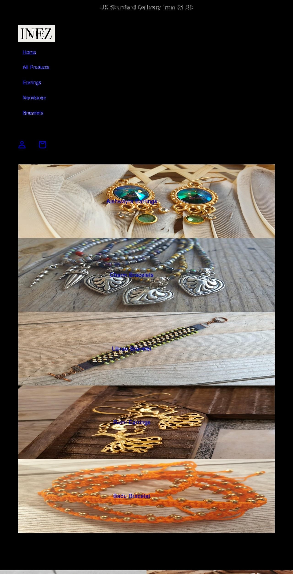 inezlife.com shopify website screenshot