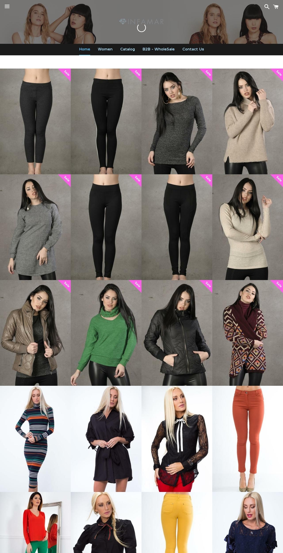 infamar.com — Shopify storefront screenshot