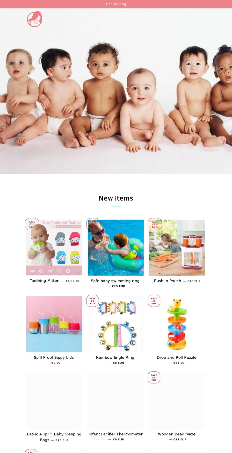 infantstep.com — Shopify storefront screenshot