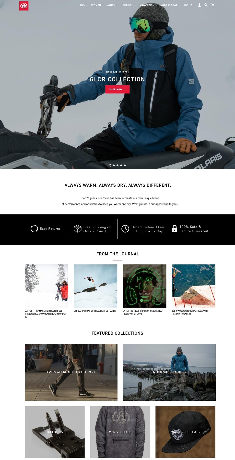 infidry.com — Shopify storefront screenshot
