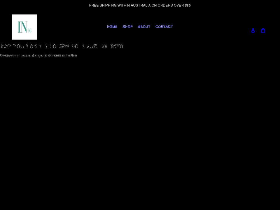 infiftysix.com shopify website screenshot