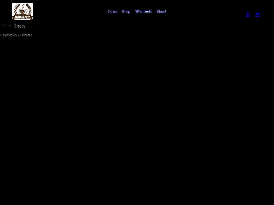 infinibrew.com shopify website screenshot