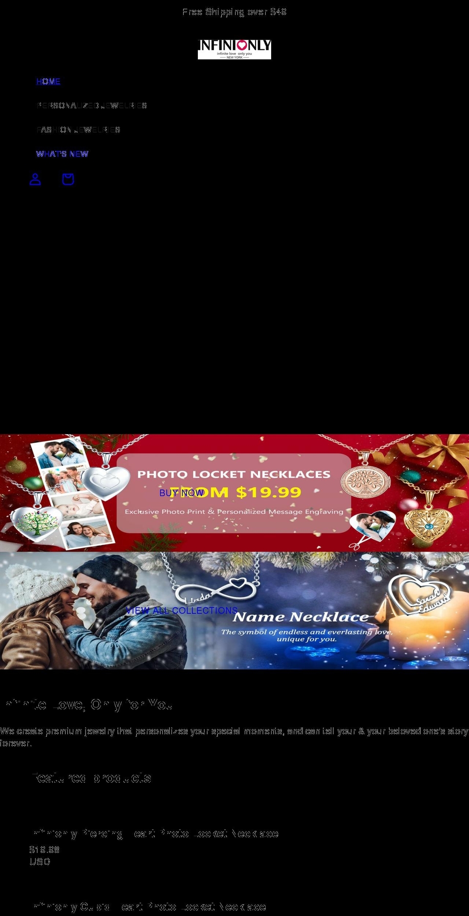 infinionly.com shopify website screenshot