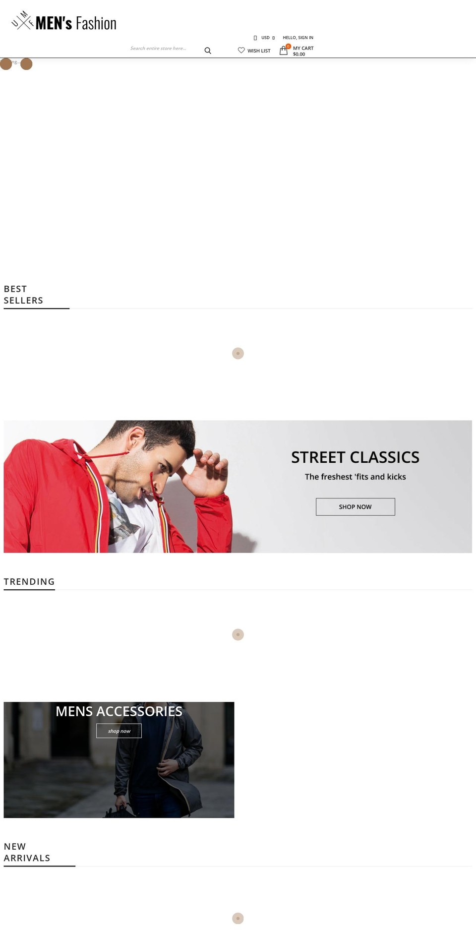 infinit-fashions.myshopify.com shopify website screenshot