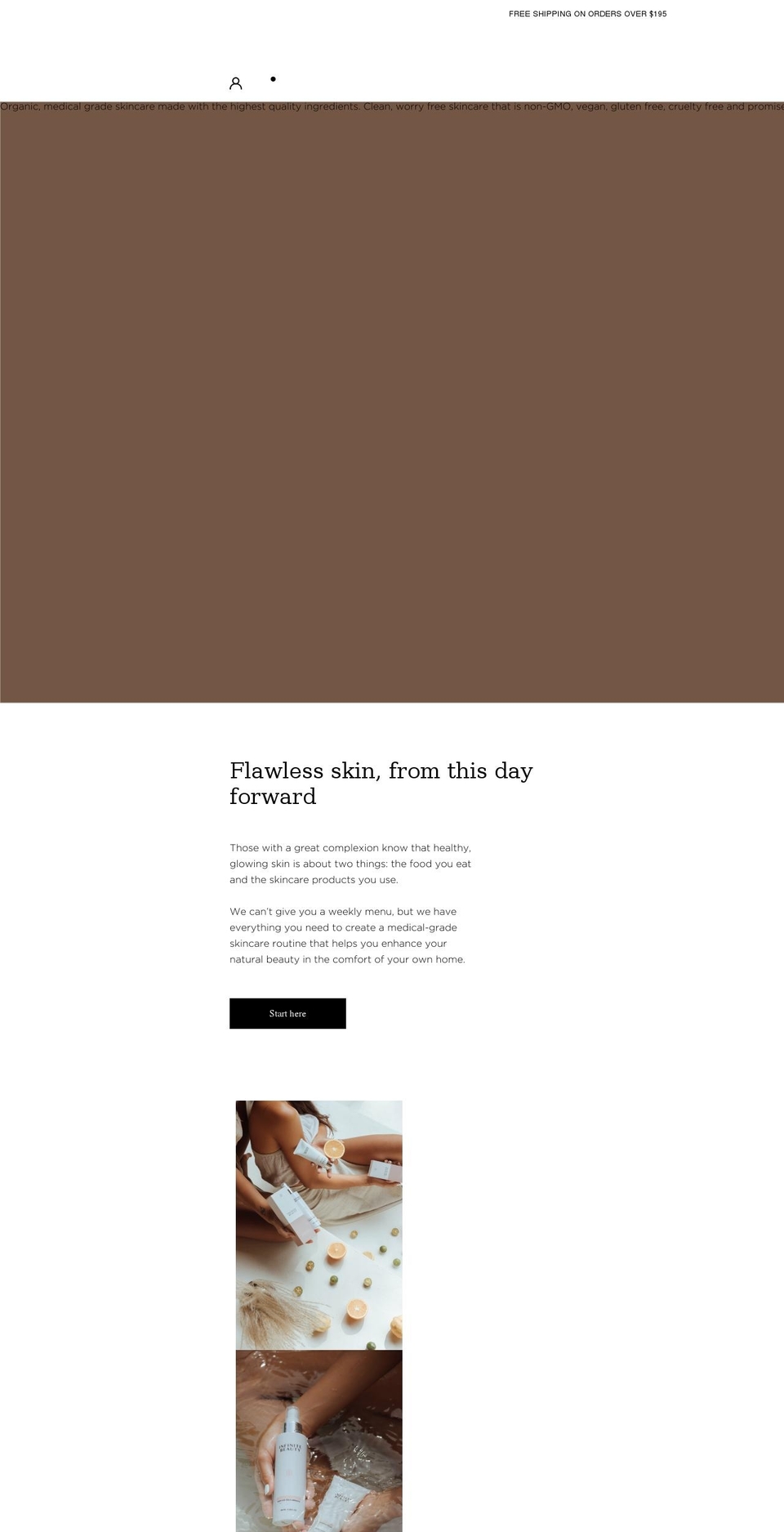infinitebeauty.ca shopify website screenshot