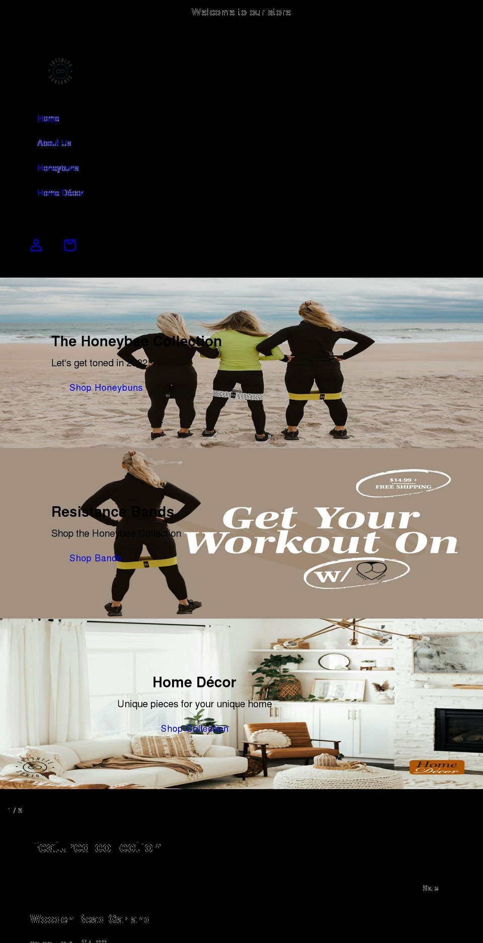 infinitefindings.com shopify website screenshot