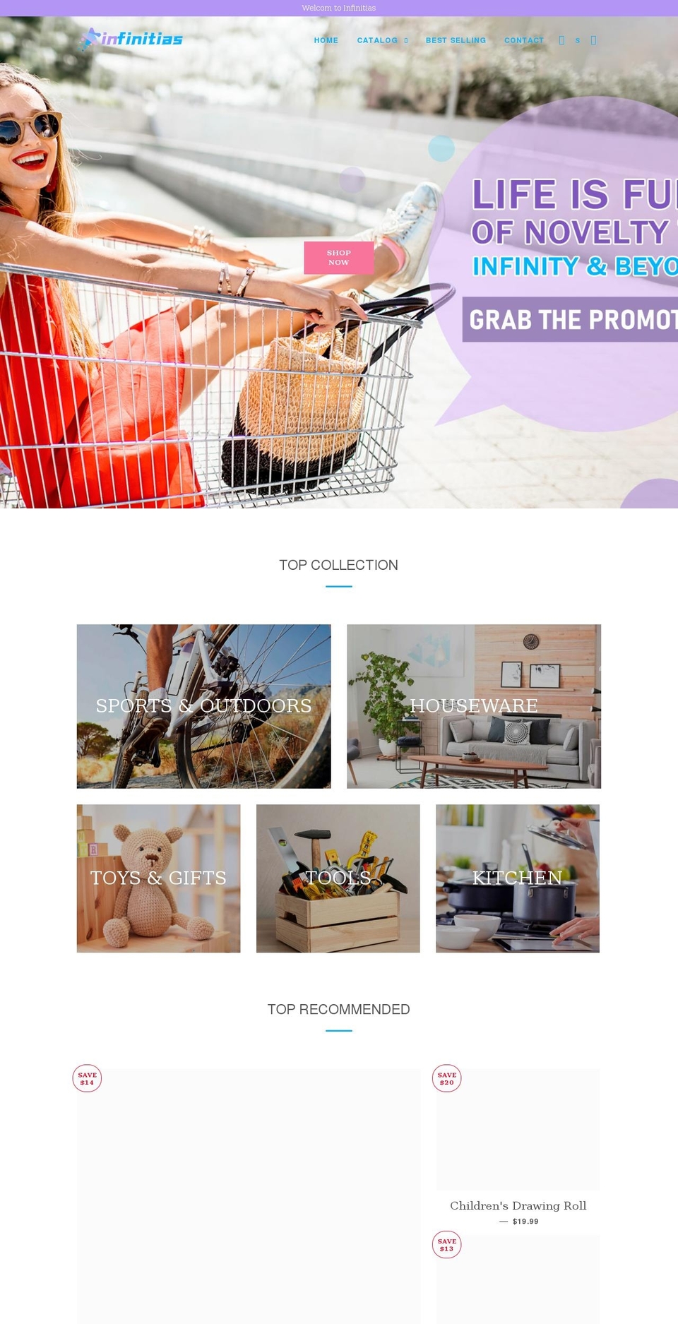 Theme export www-blosmore-com-theme-export-ww Shopify theme site example infinitias.com