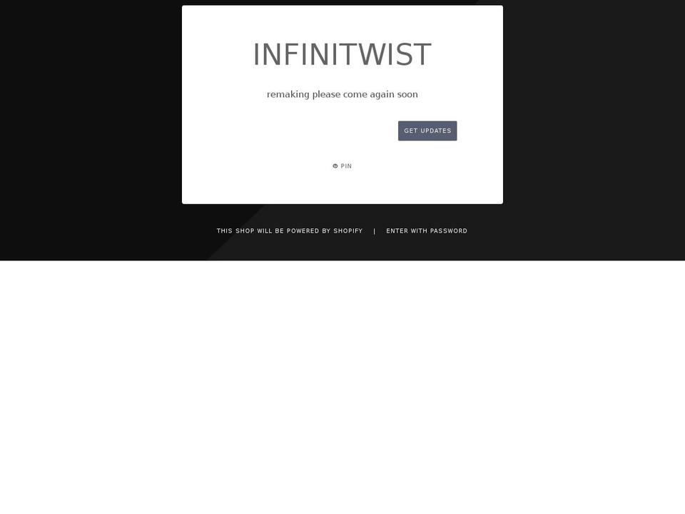 infinitwist.com — Shopify storefront screenshot