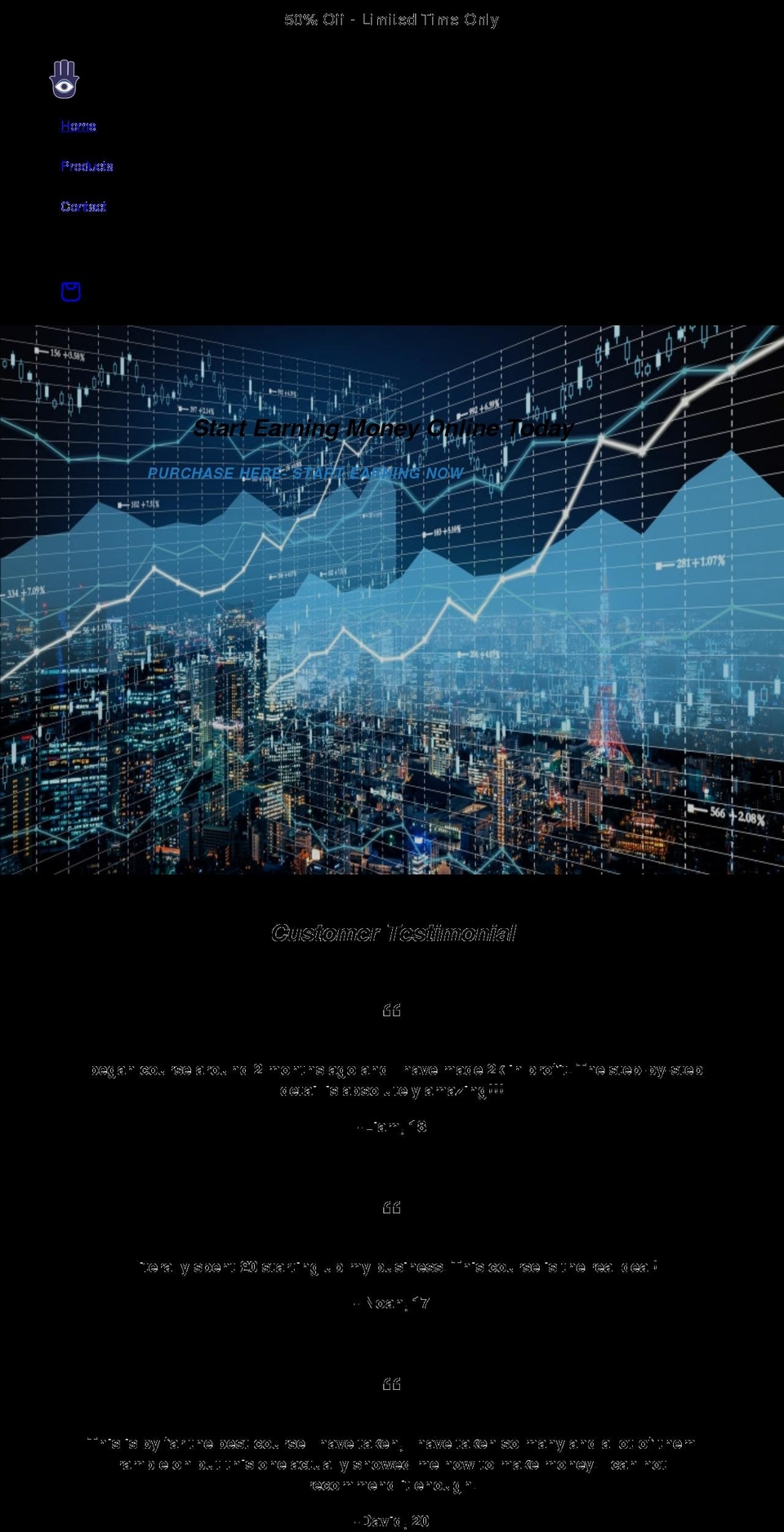 infinity-finances.com shopify website screenshot