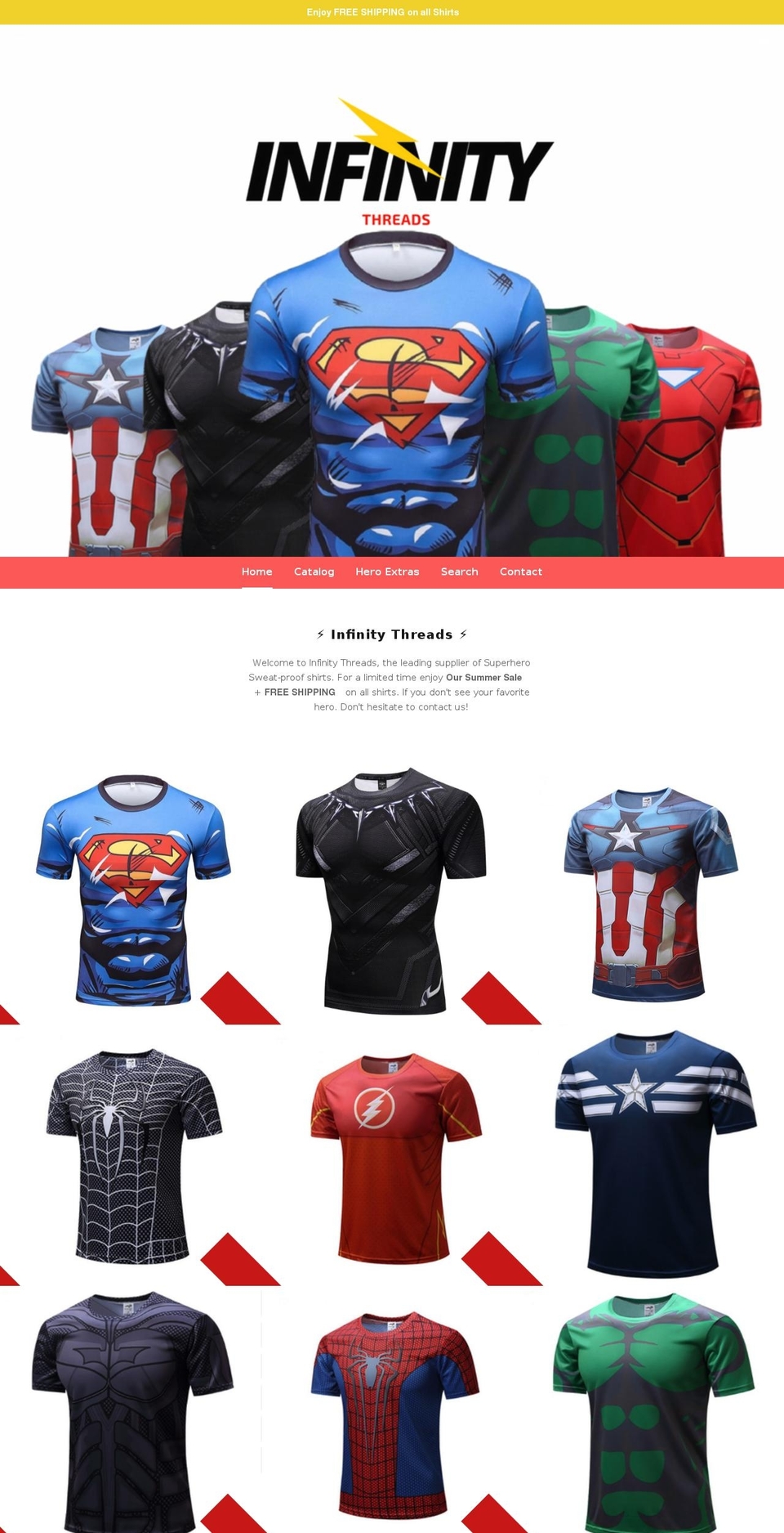 infinity-threads.com — Shopify storefront screenshot