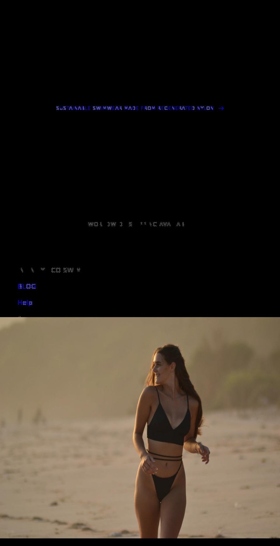 infinityecoswim.com shopify website screenshot