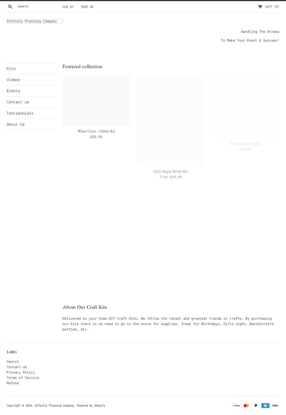 infinityfunclub.com shopify website screenshot