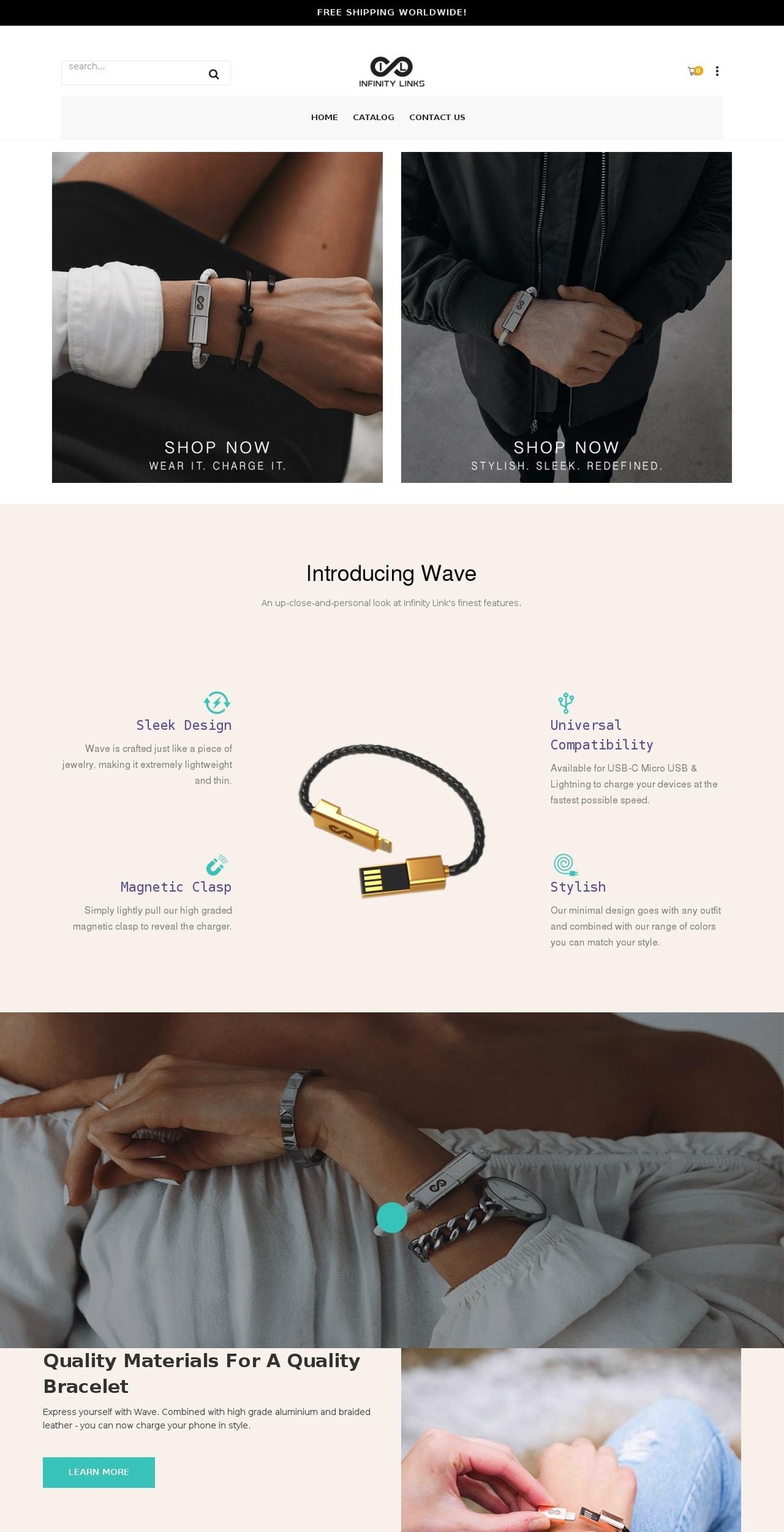 infinitylinksnow.com shopify website screenshot