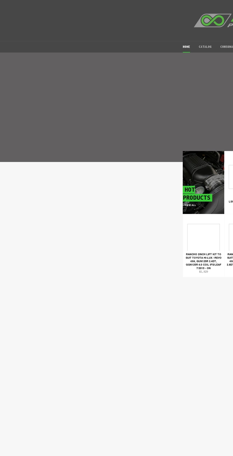 infinityperformancestore.com.au shopify website screenshot