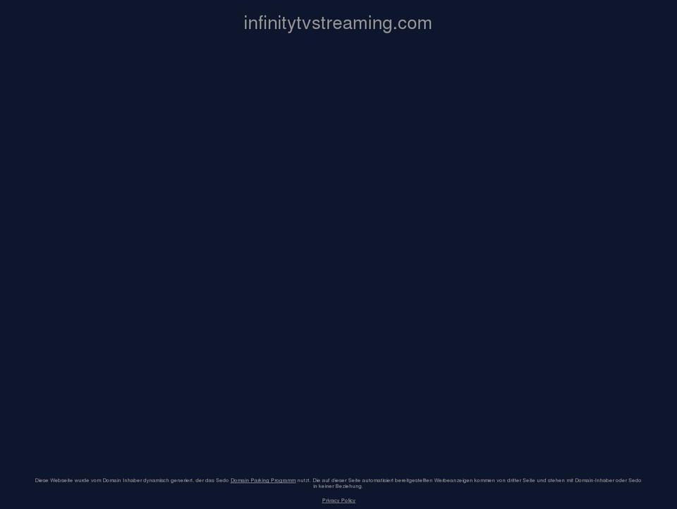 infinitytvstreaming.com — Shopify storefront screenshot