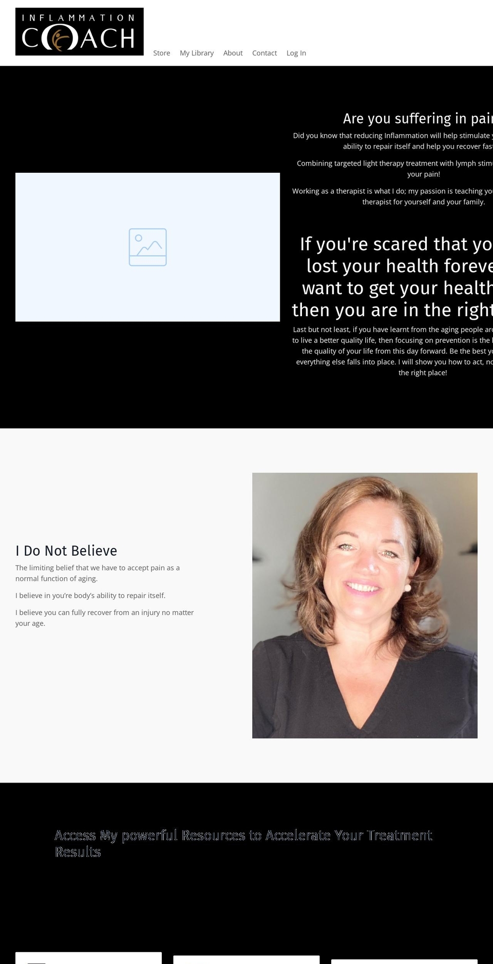 inflammationcoach.com shopify website screenshot