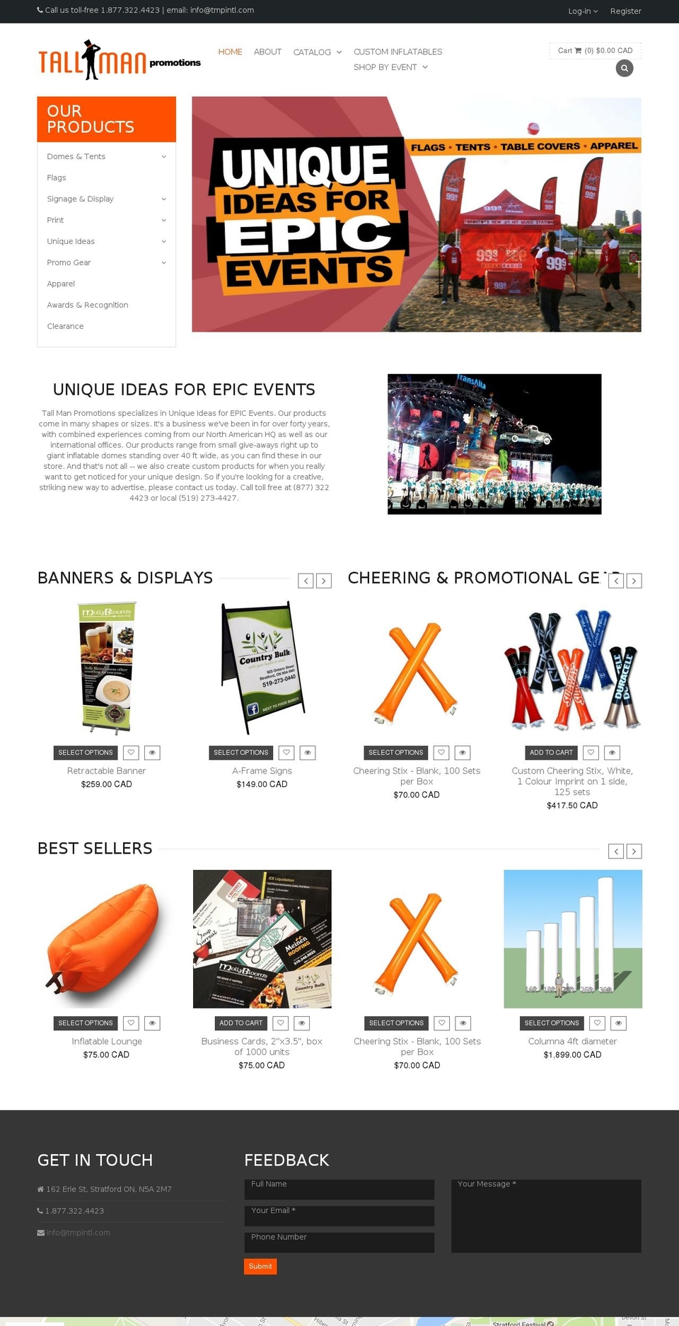 rt-queen1-v1-0-5 Shopify theme site example inflatablearchway.com