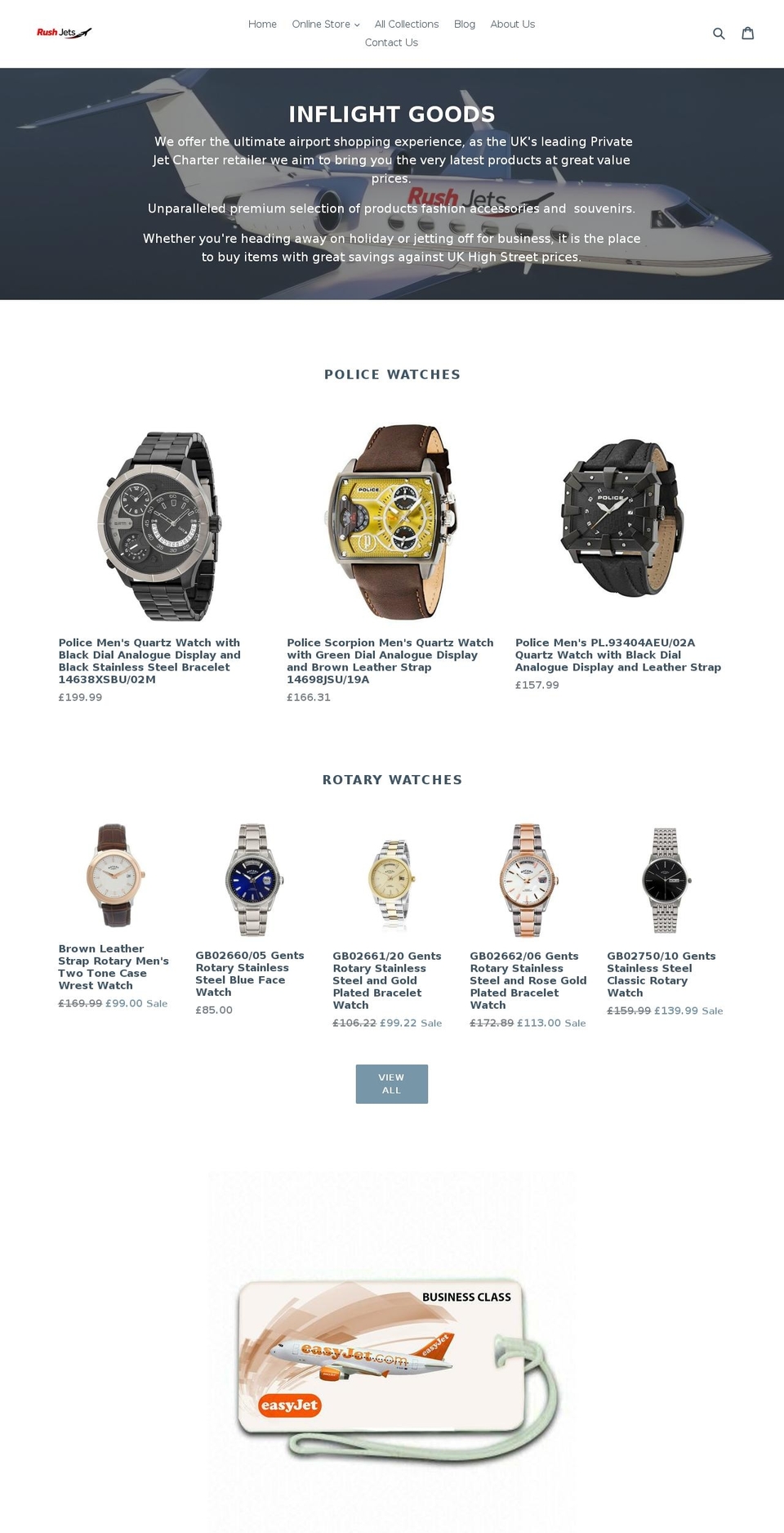 inflightgoods.com — Shopify storefront screenshot