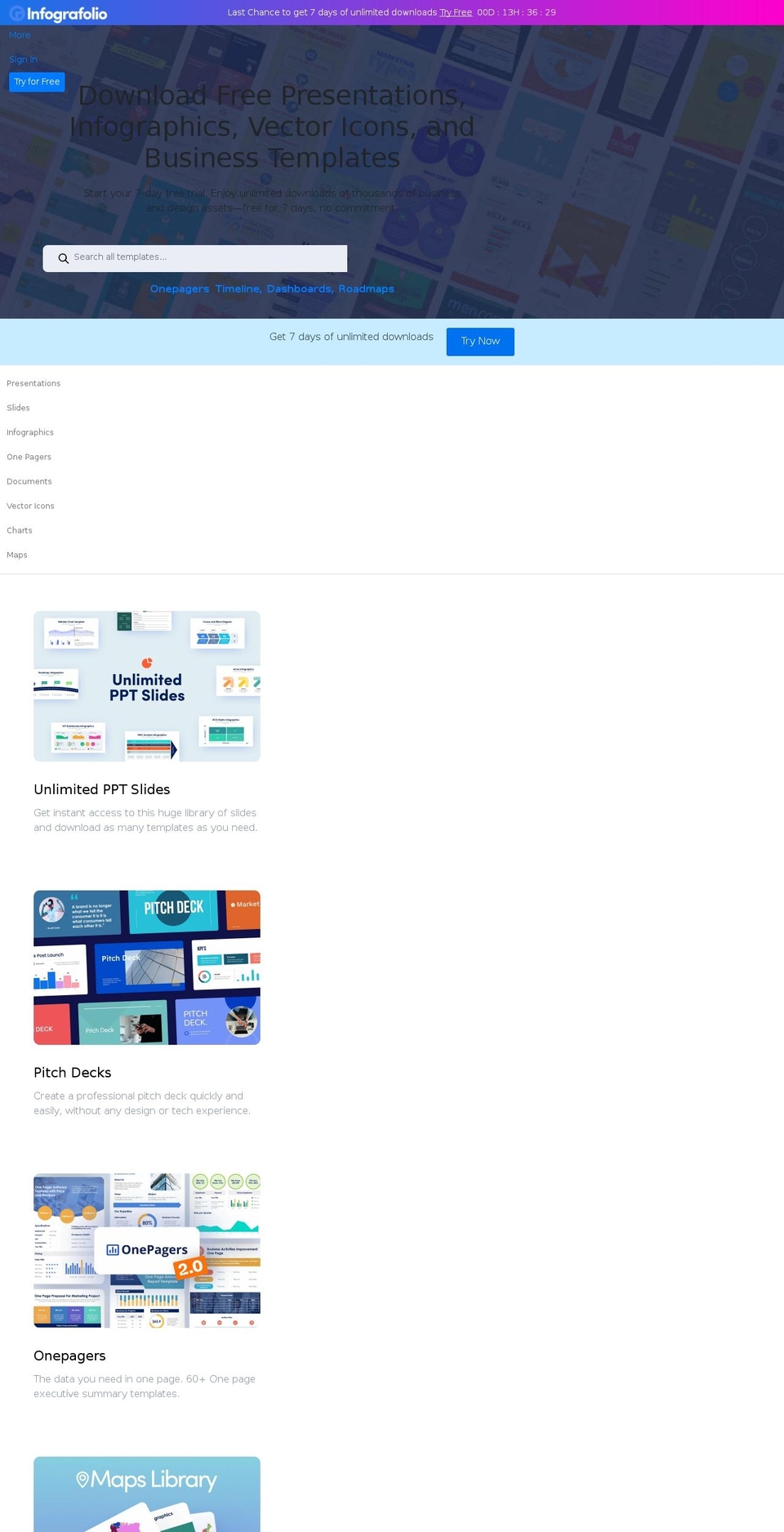 infographolio.com shopify website screenshot