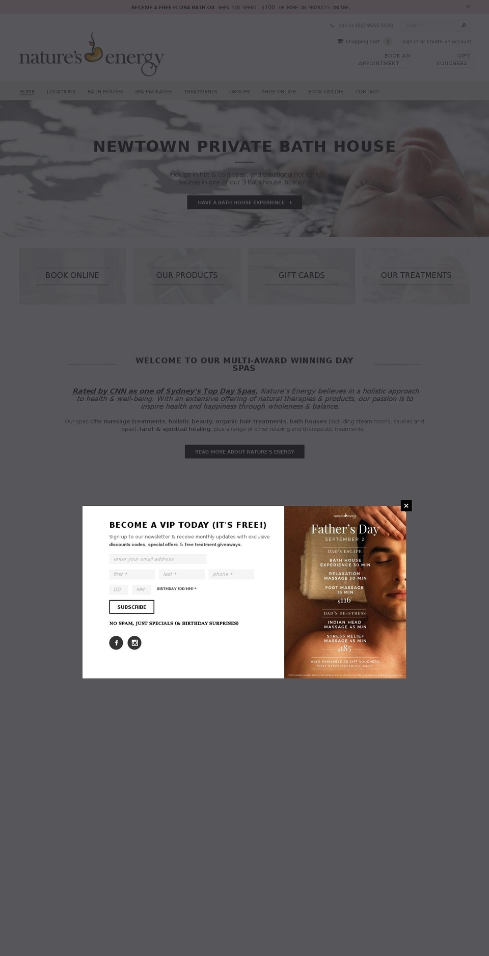 infovitality.com — Shopify storefront screenshot