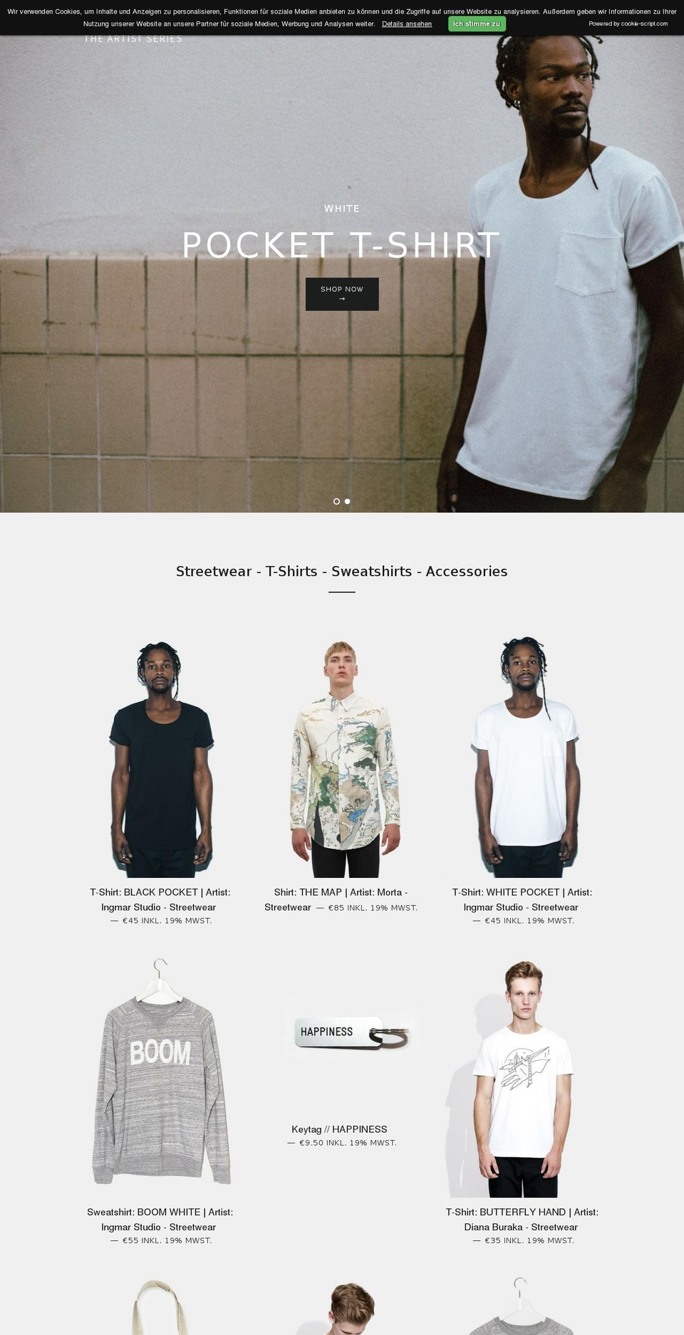 ingmar-shop.com shopify website screenshot