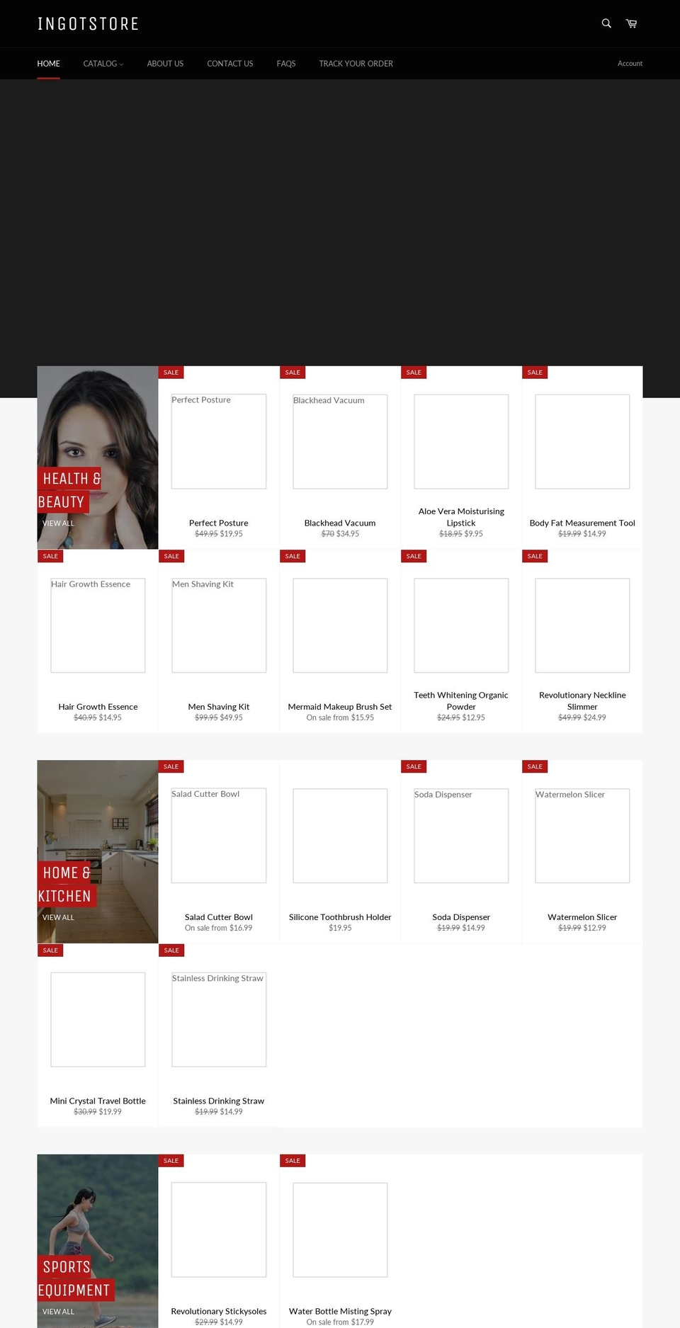 ingotstore.com — Shopify storefront screenshot