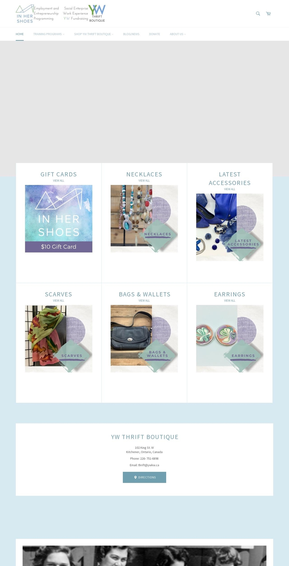 inhershoesyw.com — Shopify storefront screenshot