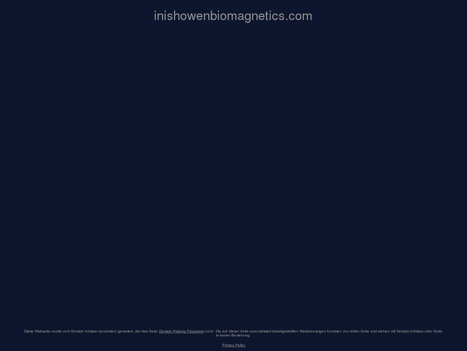 inishowenbiomagnetics.com shopify website screenshot