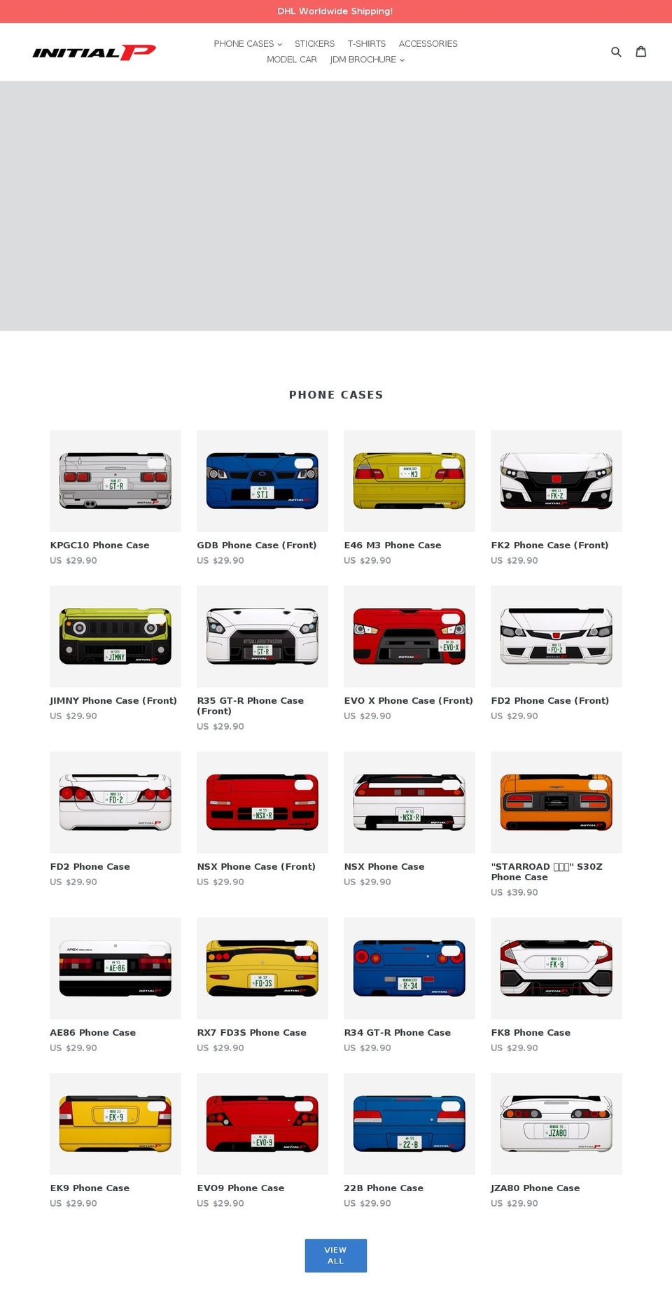 initialp-shop.com shopify website screenshot