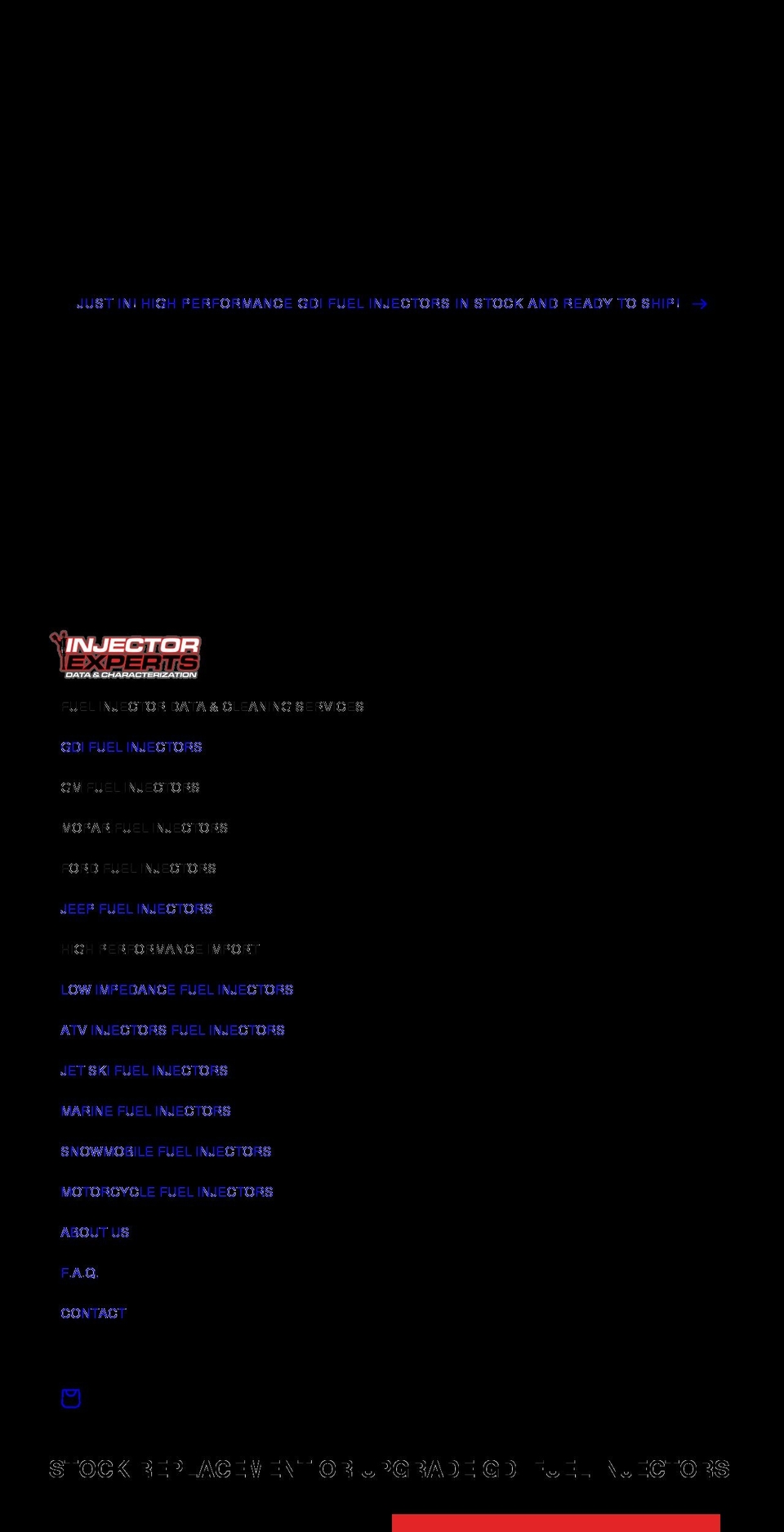 injectorexperts.com shopify website screenshot