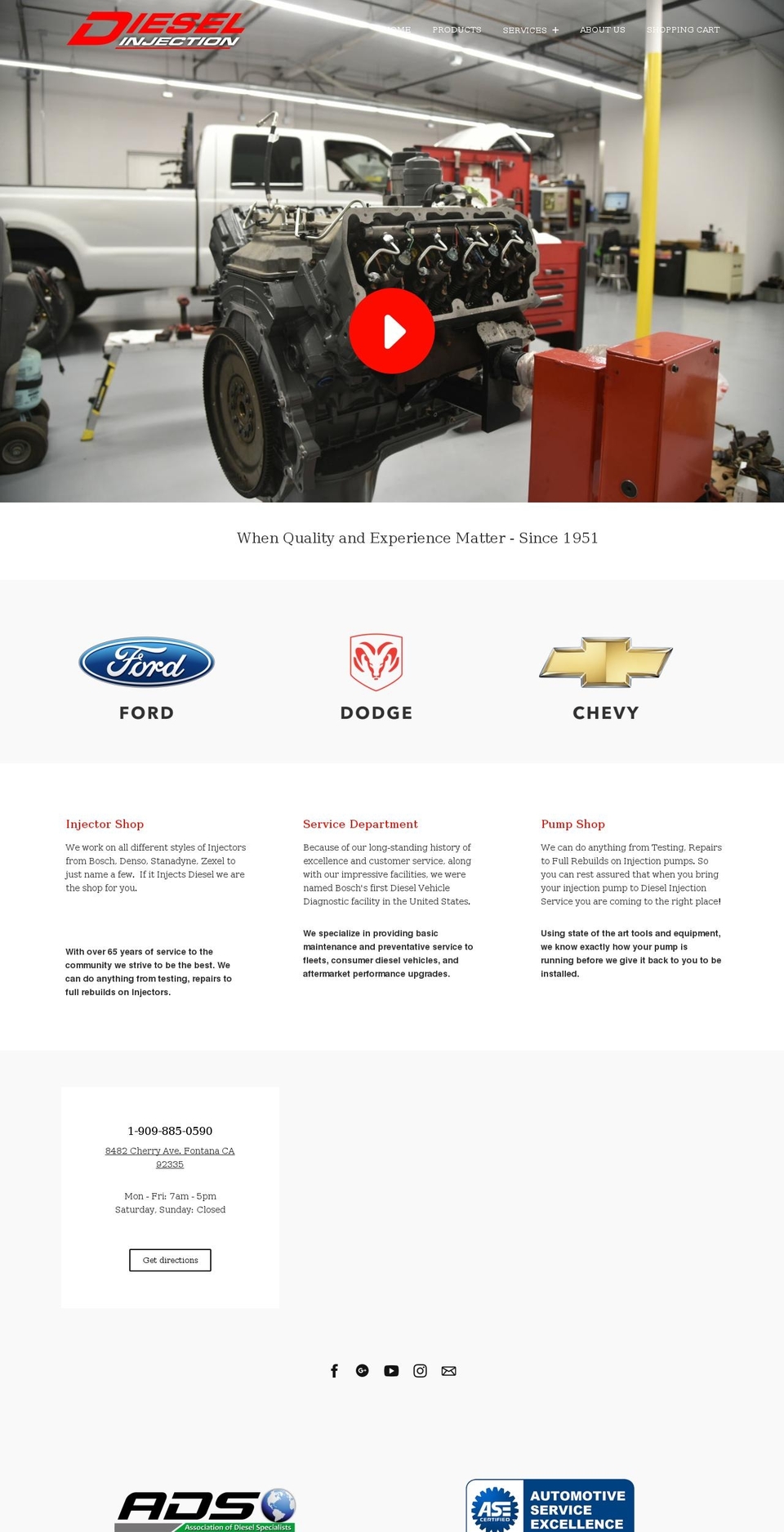 injectorsusa.com shopify website screenshot