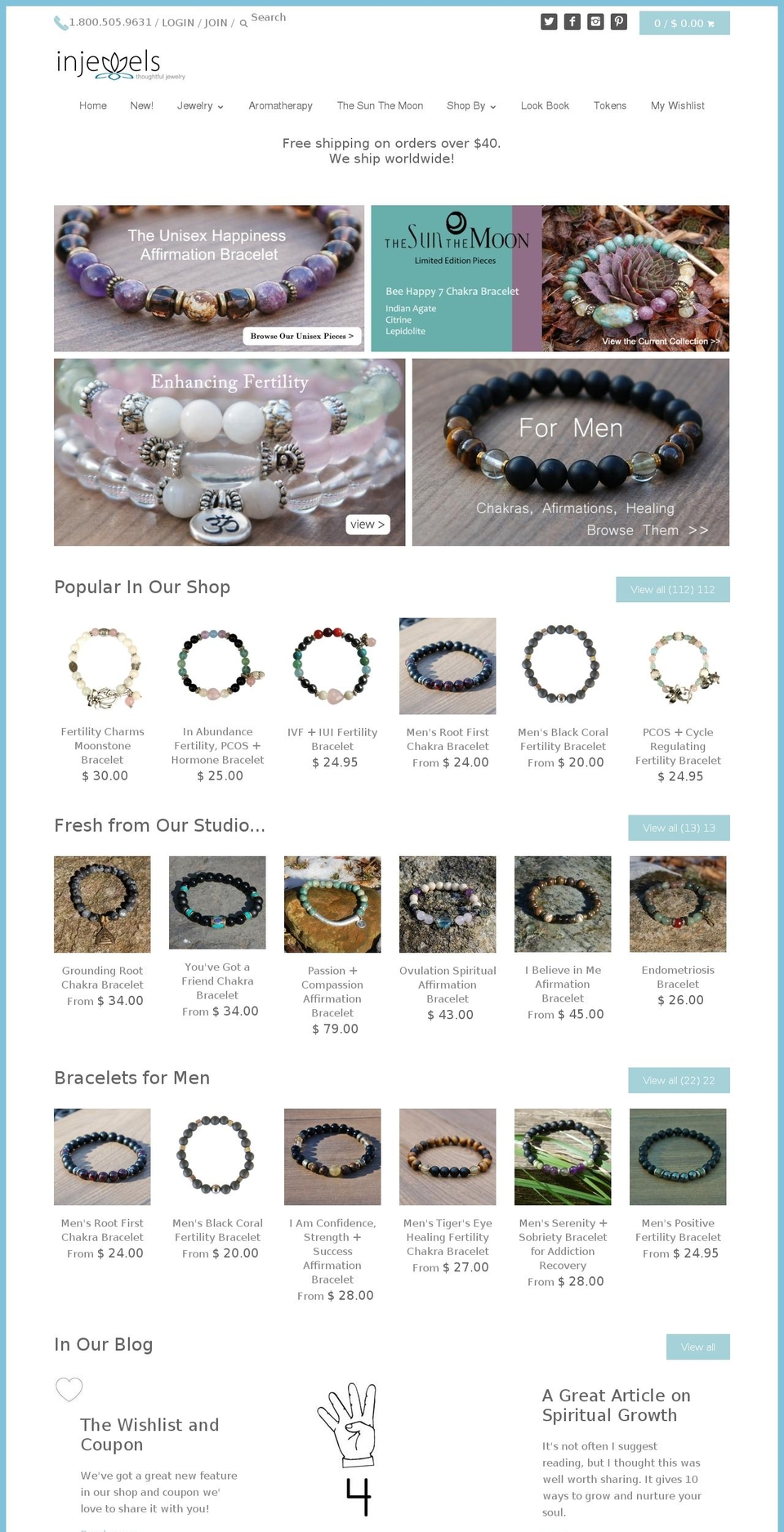 Galleria Shopify theme site example injewels.net