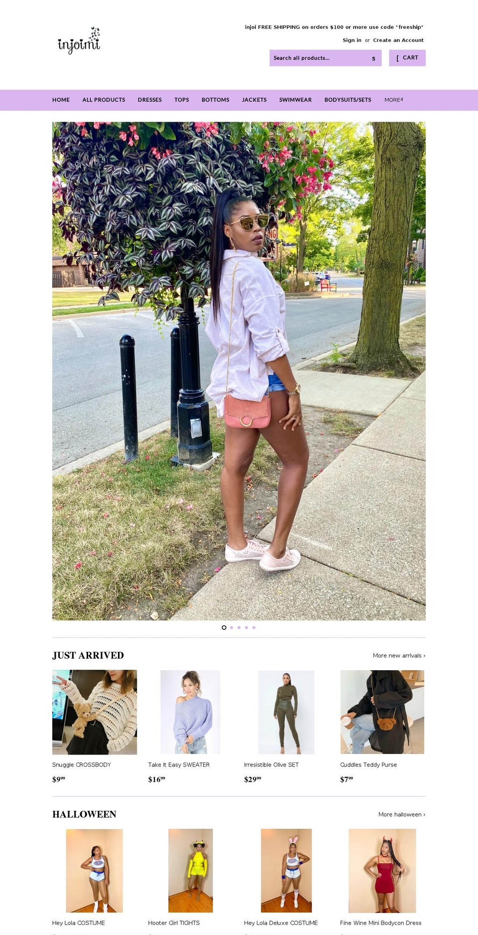 injoimi.com shopify website screenshot