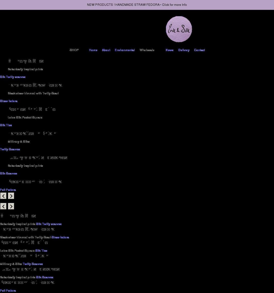 inkandsilk.co.uk shopify website screenshot