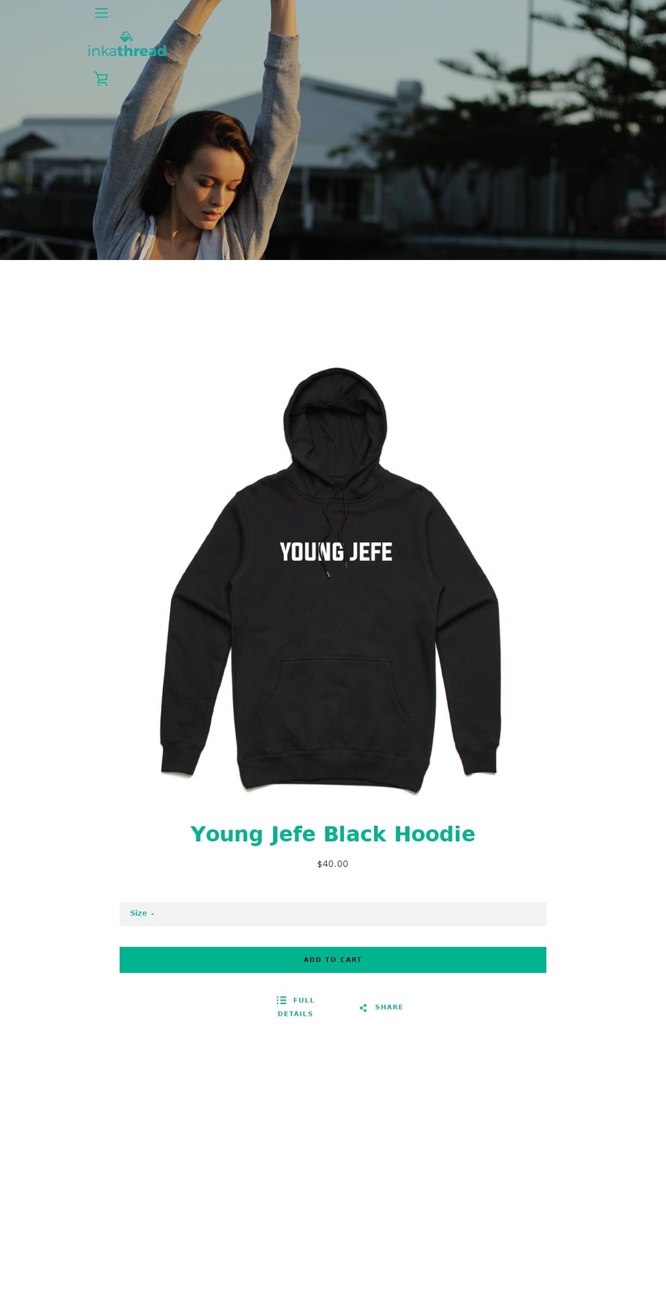 inkathread.com — Shopify storefront screenshot