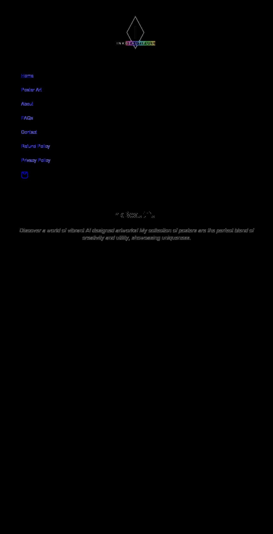 inkbeautifull.com shopify website screenshot