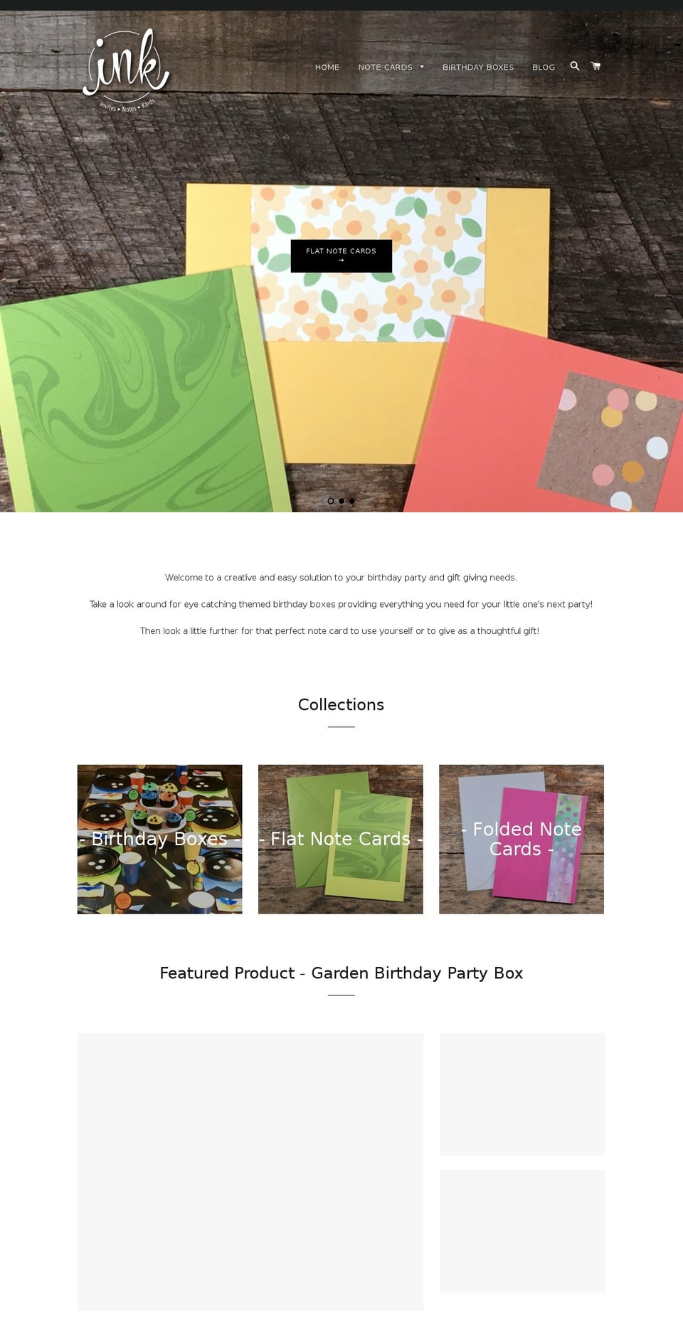 inkbyaudra.com — Shopify storefront screenshot