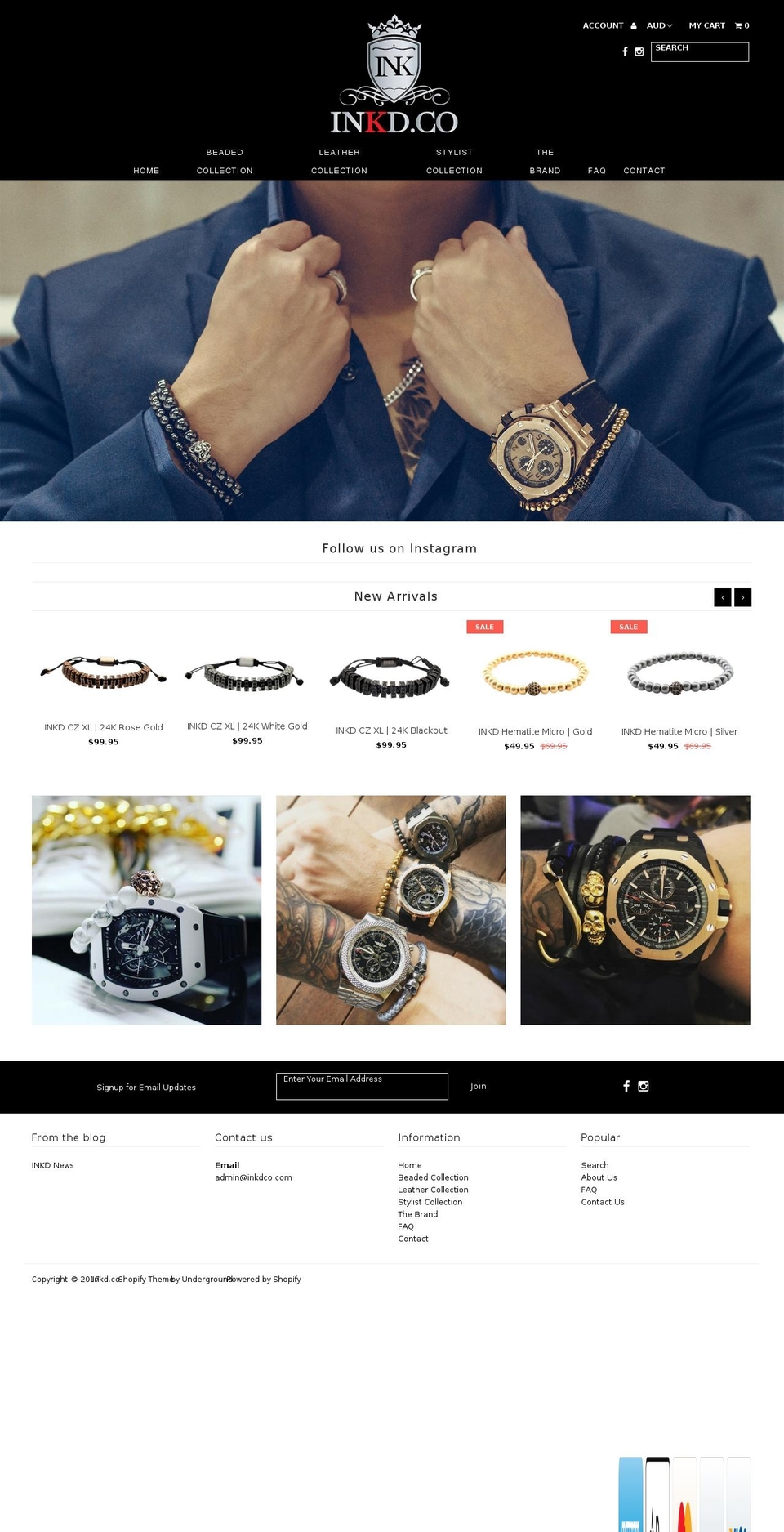 inkdco.com shopify website screenshot