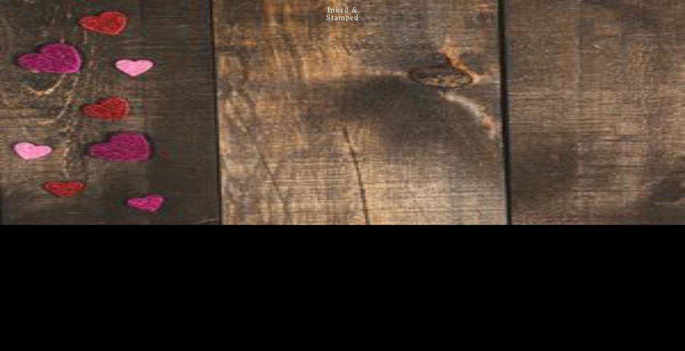 inkedandstamped.com — Shopify storefront screenshot