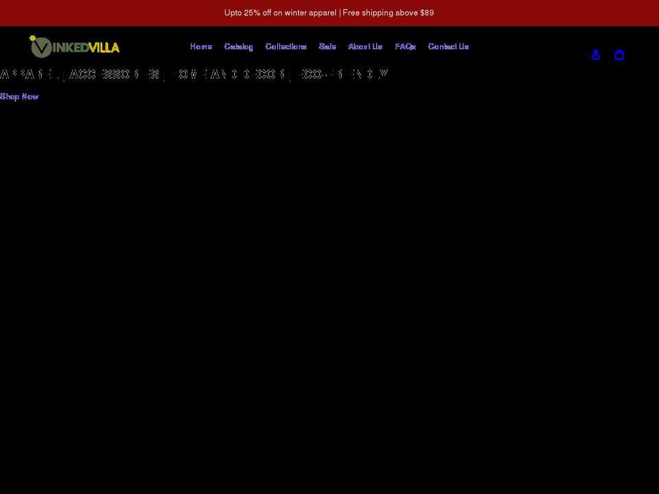 inkedvilla.com shopify website screenshot